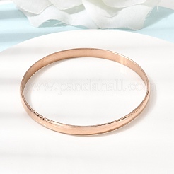 Bracelets simples en acier inoxydable 304 pour femmes et hommes&nbsp;BJEW-Z167-01M-03