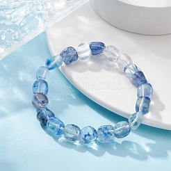 Braccialetti elasticizzati con perline di vetro per le donne&nbsp;BJEW-JB09410
