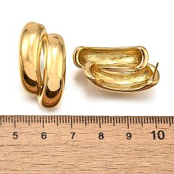 Серьги-гвоздики из нержавеющей стали 304 с ионным покрытием (IP) EJEW-G395-01G