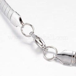 Не тускнеющие ожерелья из нержавеющей стали 304&nbsp;X-NJEW-D274-03P