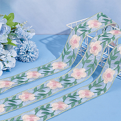 5 ярд лент из органзы для вышивки в китайском стиле OCOR-FG0002-18