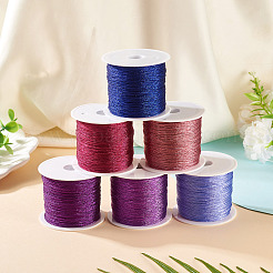 6 рулон 6 цвета 6-слойная полиэстеровая металлизированная нить OCOR-TA0003-11C