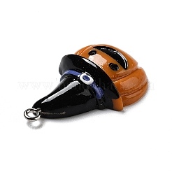 Подвески из непрозрачной смолы на хэллоуин&nbsp;LS-RESI-D055-100P