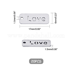Pendentifs en acier inoxydable 304&nbsp;STAS-UN0012-35