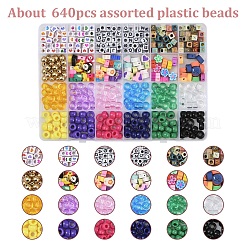 Наборы для самостоятельного изготовления браслетов из пластика&nbsp;DIY-YW0011-44