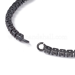 Изготовление браслета-ползунка из латуни со стразами KK-E068-VD015-4