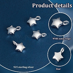 4 pièce 925 breloques en argent sterling&nbsp;STER-PH0002-82A