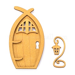 Cabochons aus natürlichem Pappelholz&nbsp;WOOD-WH0115-30