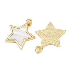 Подвески в форме звезд из натуральных ракушек KK-L251-43G-01