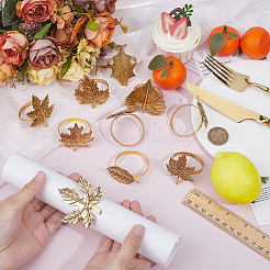 20 шт. 10 стиля железных колец для салфеток&nbsp;DIY-GO0002-94