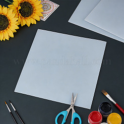 シリコンパッド  再利用可能な滑り止めパッド  正方形  ホワイト  250x250x4mm&nbsp;AJEW-WH0643-120F-01