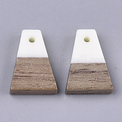 Pendentifs en résine & en bois&nbsp;RESI-S358-52K