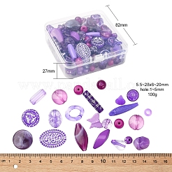 100g акриловые бусины&nbsp;SACR-YW0001-41G