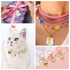 20шт 5 стиля подвески из сплава с эмалью&nbsp;ENAM-CJ0005-02