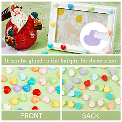 Кабошоны из непрозрачной смолы&nbsp;RESI-HS0001-08