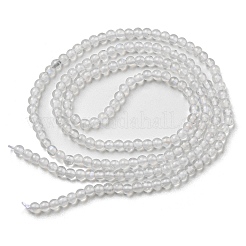 Бусины из натурального радужного лунного камня G-G0005-B03-A