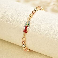 Элегантные латунные цепочные браслеты&nbsp;XP3569