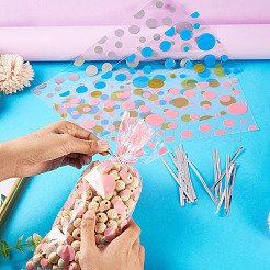 4 набор целлофановых мешочков для хранения конфет из opp-пленки ABAG-TAC0013-20B-01