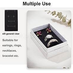 Картонные коробки ювелирных изделий&nbsp;LS-CBOX-WH0003-32