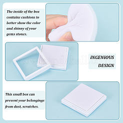 Квадратные пластиковые ящики для хранения алмазов CON-WH0095-50A