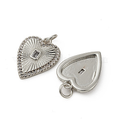 Латунные микро проложить кубического циркония подвески&nbsp;KK-P308-09P