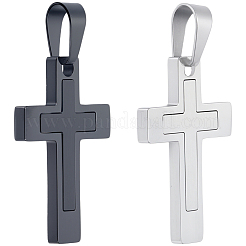 6 шт. подвески из нержавеющей стали 304 двух цветов&nbsp;STAS-BBC0007-34