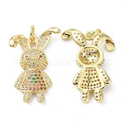 Латунные микро проложить кубический цирконий подвеска ZIRC-C021-28G