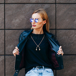 3 шт. 3 цвета сплава музыкальная гарнитура кулон ожерелье комплект для женщин NJEW-AN0001-28