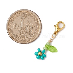 Подвеска из акрилового цветка&nbsp;HJEW-MZ00086