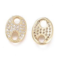 Латунные микропрозрачные кубические циркониевые соединения&nbsp;KK-O127-04G