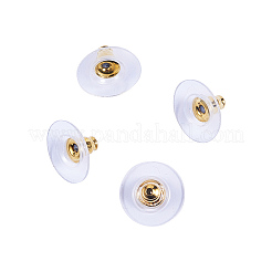 Dorso orecchini in ottone con proiettile frizione&nbsp;KK-CJ0003-01