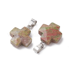 Природные подвески Unakite G-K359-02P-08