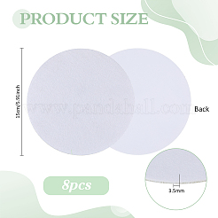 8 almohadilla de fieltro autoadhesiva&nbsp;DIY-PH0035-04B