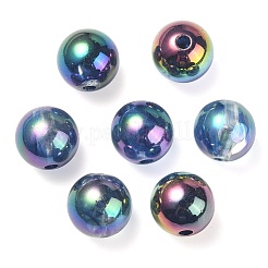 УФ-покрытие радужными переливающимися акриловыми бусинами OACR-F004-04E