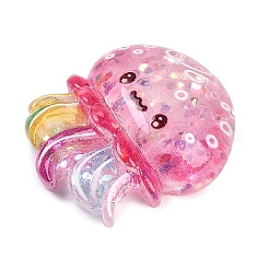 Кабошоны из смолы на тему морских организмов RESI-R454-01B