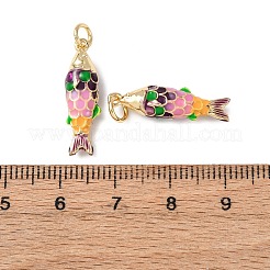 Латунь эмаль подвески&nbsp;KK-C143-44C-G01