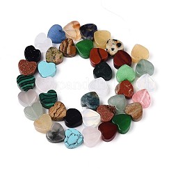 Натуральные и синтетические смешанные каменные бусы пряди G-T142-73