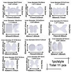 Кулон силиконовые Молды DIY-BG0001-47