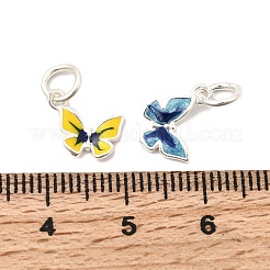 925 цепочка из стерлингового серебра с эмалью в форме бабочки&nbsp;STER-K188-15S