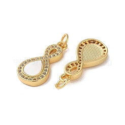 Латунные микро проложить кубического циркония подвески&nbsp;KK-B083-01G