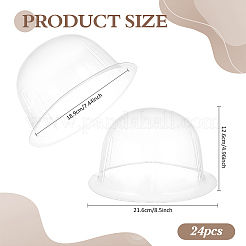 Держатель для пластиковой крышки из ПВХ AJEW-WH0816-115