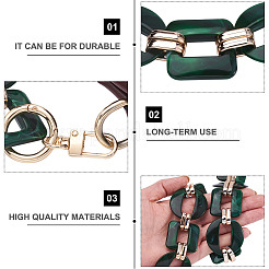 2 шт. овальная и квадратная акриловая ручка для сумки&nbsp;FIND-GN0001-14C