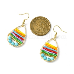 Серьги-капли из нержавеющей стали 304&nbsp;EJEW-MZ00127