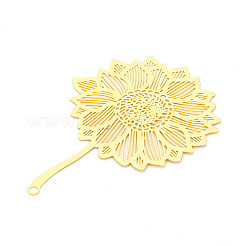 Латунные филигранные большие кулоны KKC-T003-33G