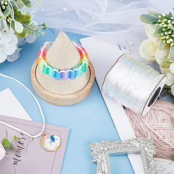 1 рулон нейлонового атласного шнура с плетением «раттейл»&nbsp;NWIR-SC0002-03