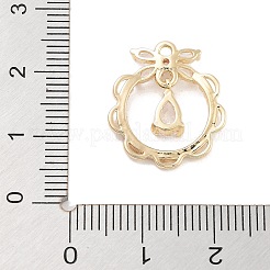 Подвески из латуни с прозрачным фианитом&nbsp;LS-KK-Z061-10G