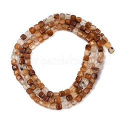 Природный желтый кварц нитей бисера G-RM2025-C31-B