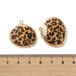 Подвески из натуральной морской раковины SSHEL-B002-02G-01