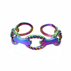 Открытые овальные кольца-манжеты&nbsp;RJEW-N038-029