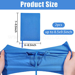 Buchumschlag aus elastischem Stoff&nbsp;AJEW-WH0696-009H